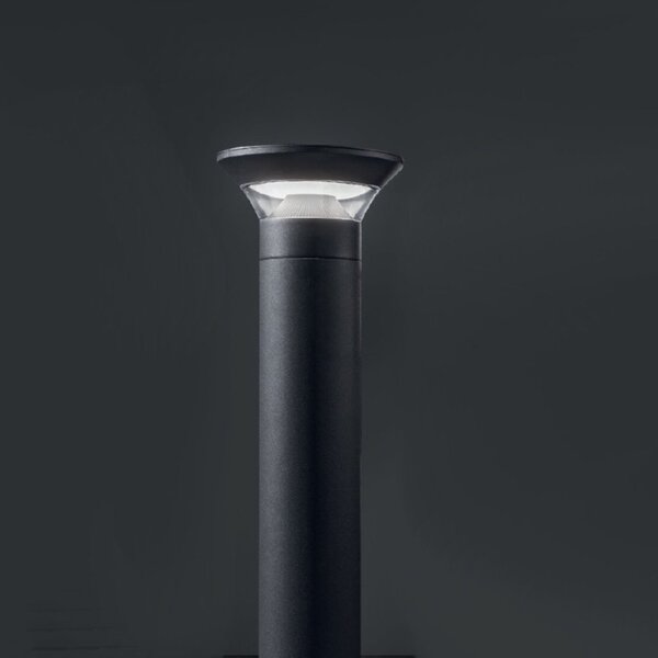 Lampioncino moderno gea led ges2380+ges2402 led ip65 alluminio metacrilato - Gea Led