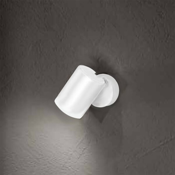 Spot orientabile cilindro perenz pin 8488b 8296b gu10 led bianco opaco - Perenz