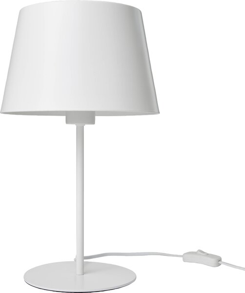 Northpoint LED design lampada da tavolo in metallo bianco caldo interruttore a cavo con lampadina LED E27 bianco opaco