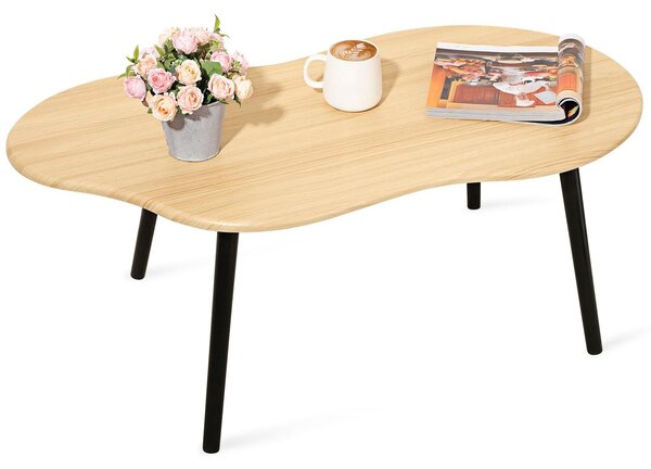 Tavolino da caffè in legno naturale, dal design irregolare