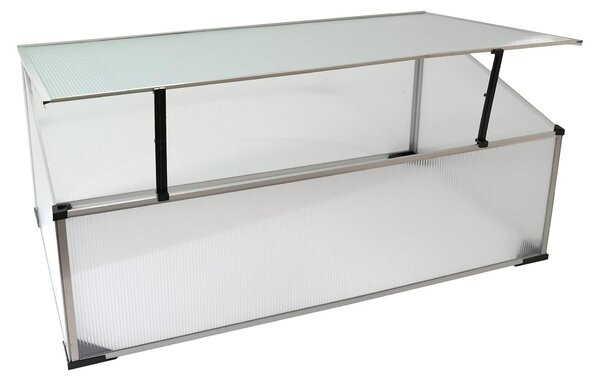 Serra da coltivazione con pannelli laterali trasparenti - Struttura in alluminio - Mini serra 100 x 60 cm