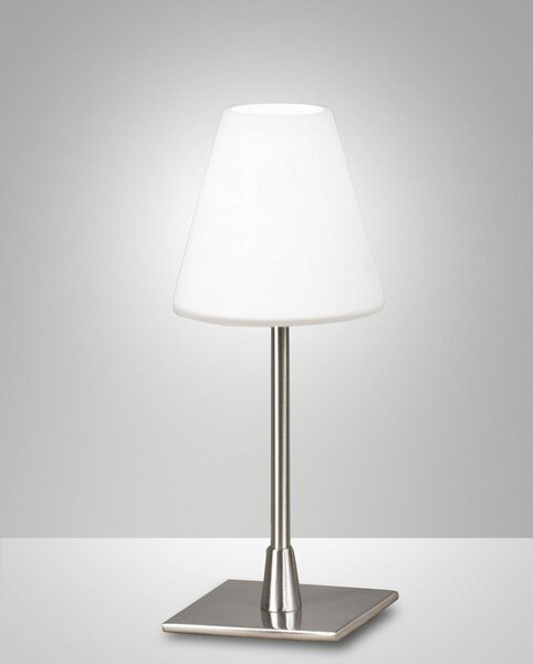 FABAS-LUCE 3568-30-178 Lampada da tavolo 33W HV LUCY nichel