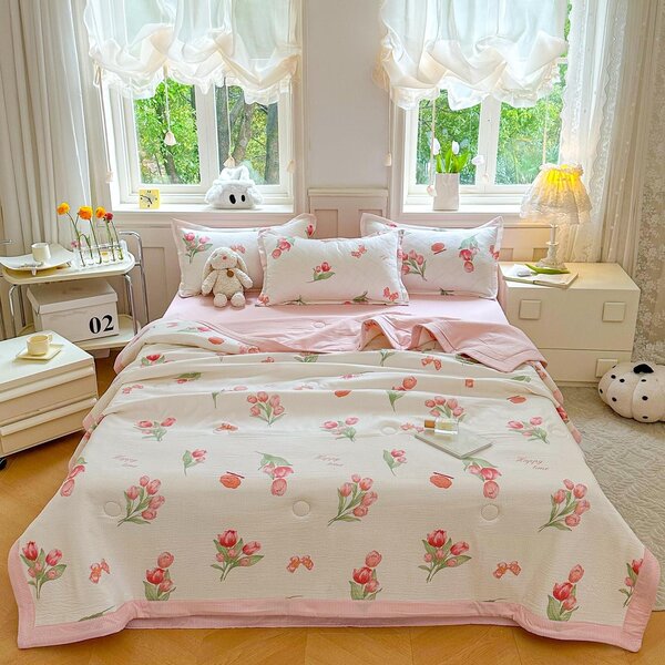 Coperta estiva - Traspirante e reversibile - 200 x 230 cm
