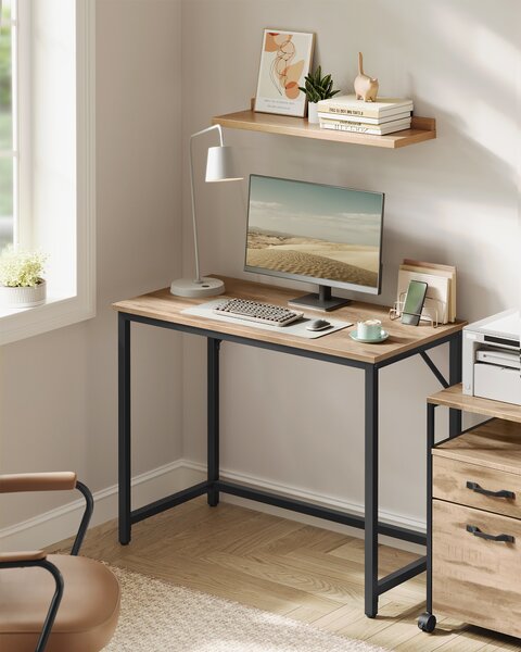Scrivania VASAGLE, scrivania per computer, scrivania per ufficio, 100 x 50 x 76 cm