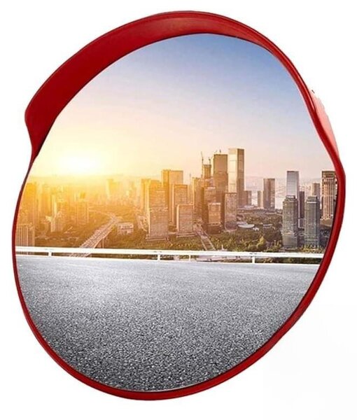 Set di 2 specchi retrovisori convessi per traffico, con angolo di visione di 160°