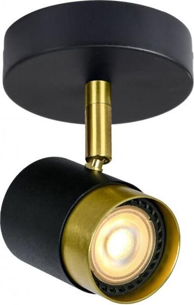 Plafoniera rotonda nera ORIO 50W GU10 IP20 250V OS-ORI-GU10-10