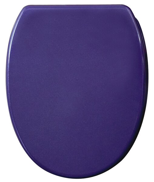 Sedile WC SANILO® con chiusura ammortizzata e chiusura rapida, viola glitterato, copriwater direttamente dal produttore, copriwater, sedile WC, copriwater