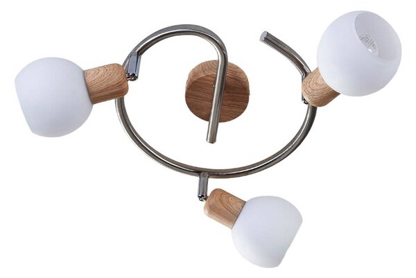 Lampada a incandescenza Svenka, 3-flg., Rondell