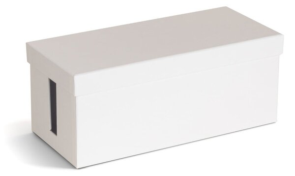 Organizer bianco in cartone per cavi Cordy Paper Laminate – Bigso
