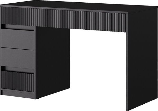 Tavolino da toilette Vicco Omira Nero 120 cm senza specchio, Model 50034