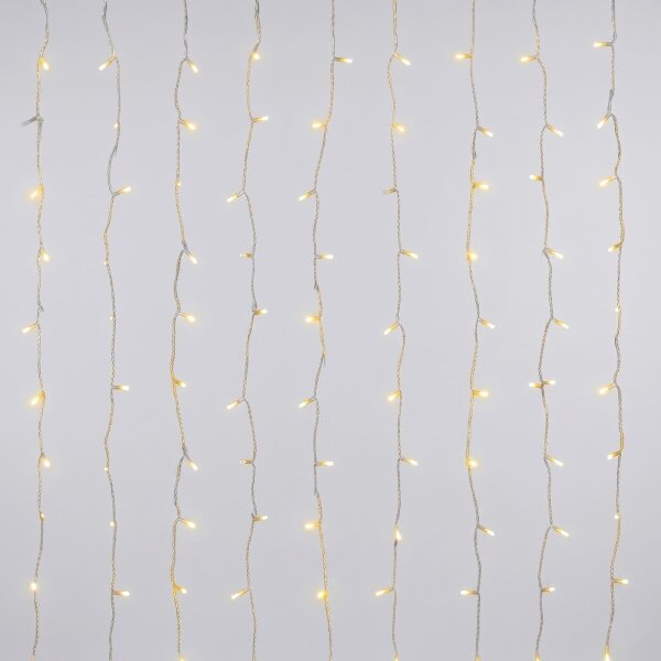 Aigostar - LED Catena luminosa natalizia per esterni 180xLED/8 funzioni 3,9x1,8m IP44 bianco caldo