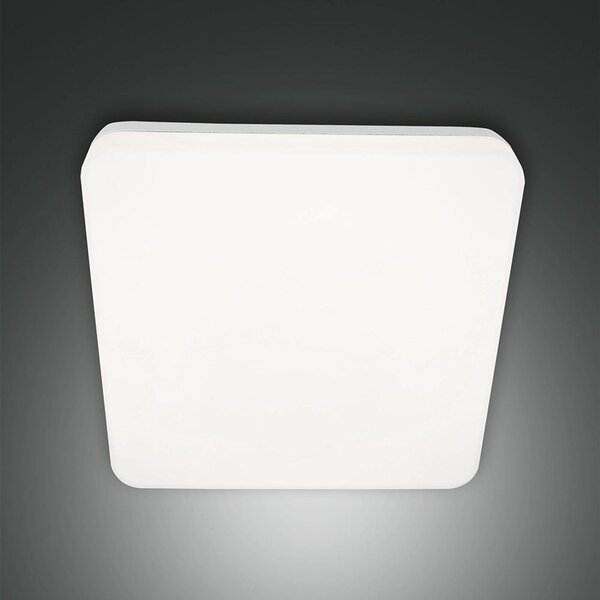 Fabas Luce LED plafoniera da esterno Folk 60x280mm 27W Bianco caldo IP65 Sensore HF bianco Rilevatore di movimento