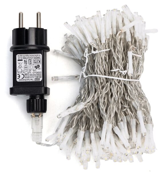 Aigostar - LED Catena luminosa natalizia per esterni 180xLED/8 funzioni 3,9x1,8m IP44 bianco caldo