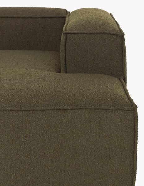 Modulo angolare chaise loungue in bouclé Lennon