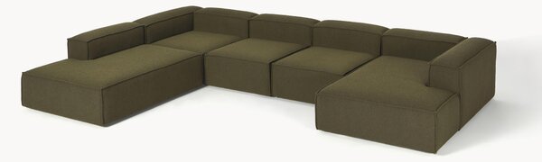 Divano XL componibile in bouclé Lennon