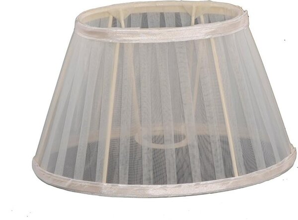 Paralume per lampada da tavolo ovale in organza Lampada da tavolo a forma di uovo Lampada da parete 25-15-16