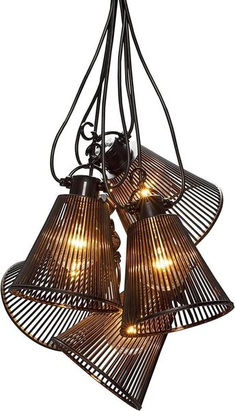 Catena luminosa a LED per feste 10pcs ambra estensibile 10m 2334-870