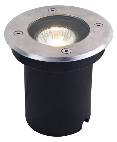 Lucande lampada da incasso a pavimento Ava, Ø 12 cm, rotonda, IP67, GU10