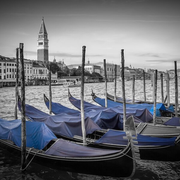 Fotografia artistica Venice Grand Canal and St Mark's Campanile, Melanie Viola, (40 x 40 cm)