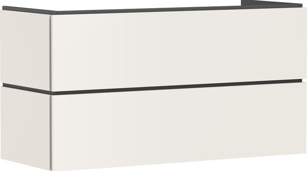 Hansgrohe Xilesa E Meuble sous-lavabo pour lavabos, 2 tiroirs PushOpen, 1180x470x620mm, 54298780, 54298780