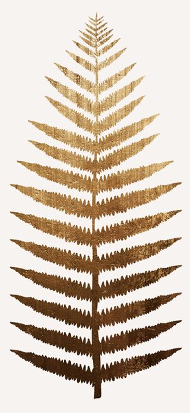 Illustrazione Golden leaf No 7, Kubistika, (26.7 x 40 cm)