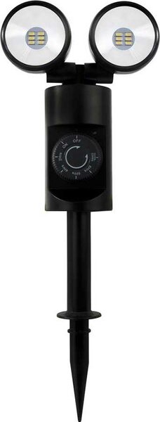 Luce da giardino a LED 'CT-GS Sens DUO', 2x 3W, sensore+timer
