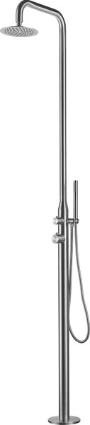 Eichenwald Ideal Doccia da esterno Juist Doccia da piscina Doccia da giardino Acciaio inox V2A 706592