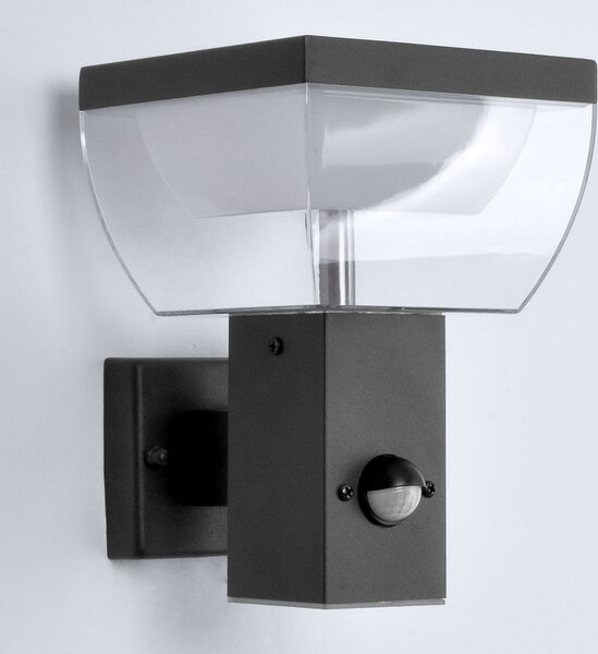 Applique da esterno a LED con rilevatore di movimento 310A1 BALVIA antracite, IP44, 9W - Illuminazione intelligente ed elegante