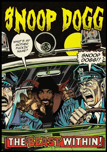 Stampa d'arte Dangerous Dogg, Ads Libitum / David Redon, (30 x 40 cm)
