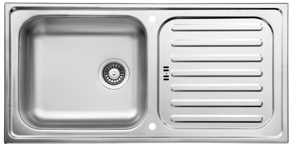 Lavello a incasso RESPEKTA Riverside, 100 x 50 cm, acciaio inox
