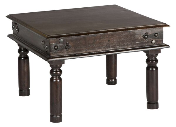 MiaMöbel Tavolino Colombo 90x60 cm Stile coloniale Legno massello Pino Noce