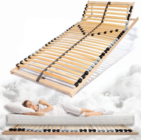 Rete a doghe Coemo ERGO K a 7 zone, 90x200 cm, testata regolabile, kit da montare