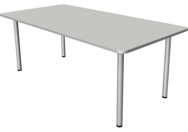 Scrivania Prime 200x100 cm grigio chiaro