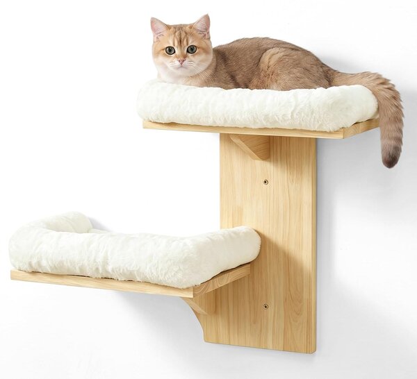 Kit per parete da gioco per gatti, realizzato in legno massello