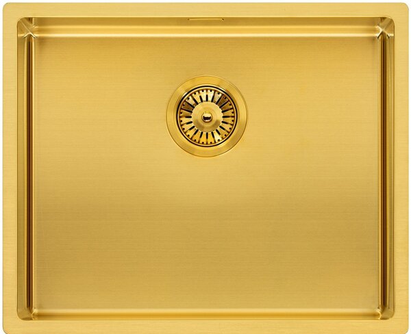 Lavello REGINOX MIAMI 50 x 40 nel colore ORO / Rivestimento PVD / Lavello