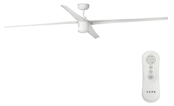 FARO 33494 - Ventilatore da soffitto dimmerabile a LED ATTOS LED/20W/230V bianco