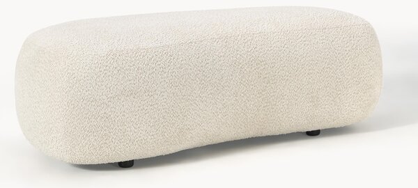 Poggiapiedi XL in teddy bouclé Alba