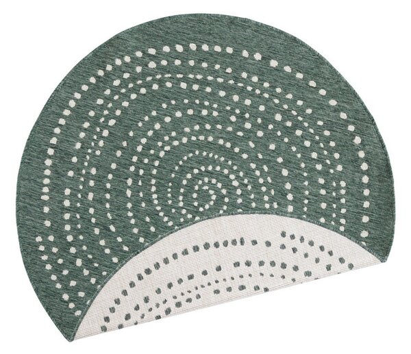 Tappeto bifacciale verde per esterni, Ø 200 cm Bali - NORTHRUGS