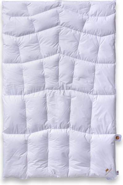 Piumino 155x220 di SCHLAFKÖNIG con trapuntatura a zone - leggermente caldo