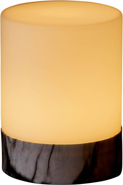 Northpoint Lampada da tavolo ricaricabile in marmo bianco caldo