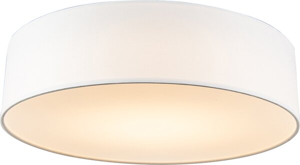 Lampada da soffitto bianca da 40 cm con LED Drum