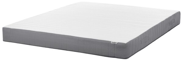 Materasso BELIANI con molle insacchettate EU Super King Size con maniglie Imbottitura in Memory Foam raffreddante Sfoderabile 6ft Firm Design Moderno Trapuntato