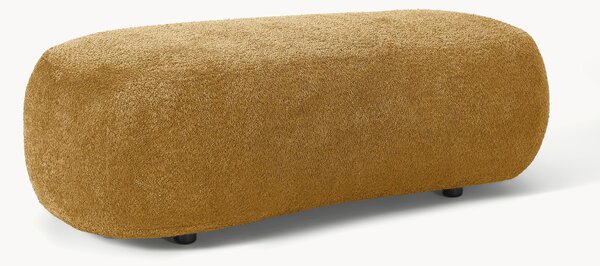 Poggiapiedi XL in teddy bouclé Alba