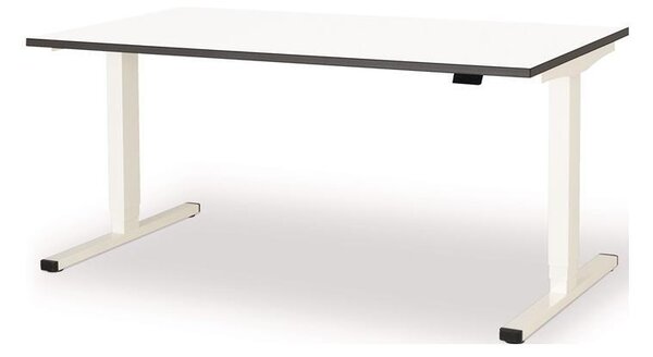 Desk levero H650-1250xL1600xD800mm segnale bianco,RAL9003/bianco elettr.MAUSER LVMZ282K+KV16/9003/k106sw Z-V