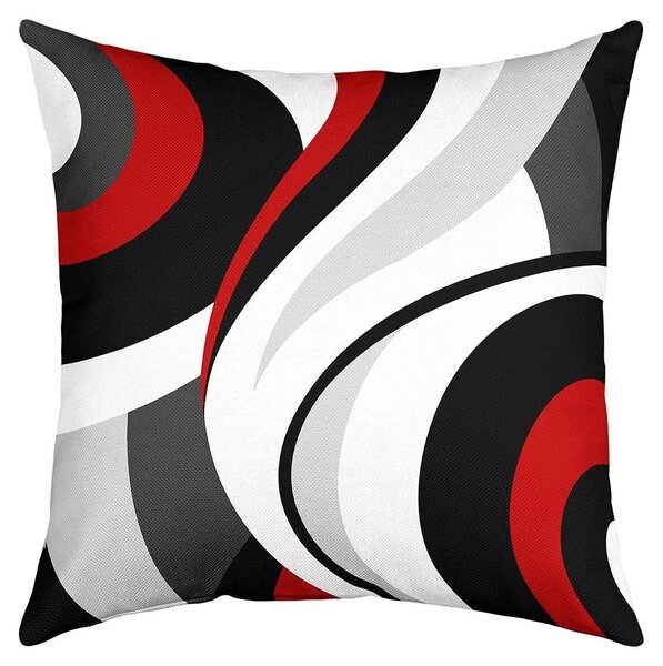 Set di 4 federe - Motivo astratto geometrico moderno - 45x45 cm