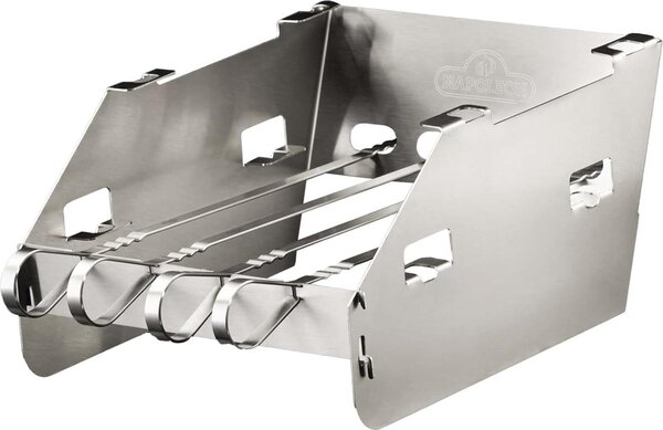 Napoleon Paravento Antivento Argento per Barbecue Sizzle Zone Modello 71302