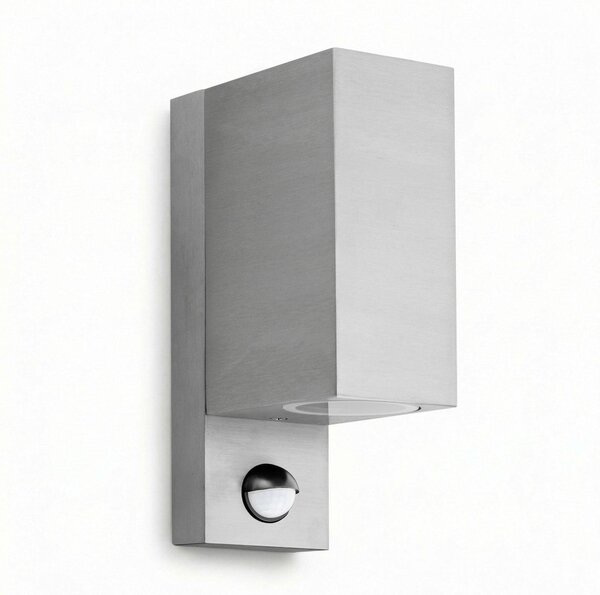 Lampada da parete per esterni Maxkomfort 1268E1-SN IP44 Up&Down con sensore di movimento