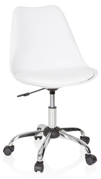 Sedia da ufficio, girevole, FANCY PRO Bianco