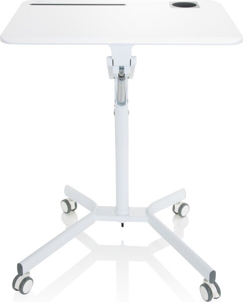 Hjh OFFICE Scrivania in piedi STAND VM-SU I Scrivania in piedi regolabile in altezza, scrivania in piedi per laptop per casa e ufficio, altezza 73,0 - 105,0 cm