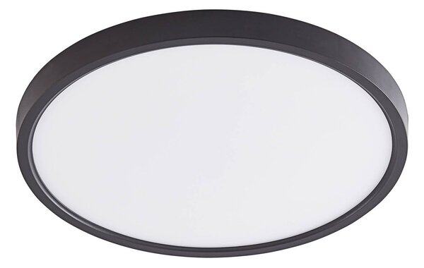 Lindby Plafoniera LED Pravin, Ø 30 cm, dimmerabile, nero